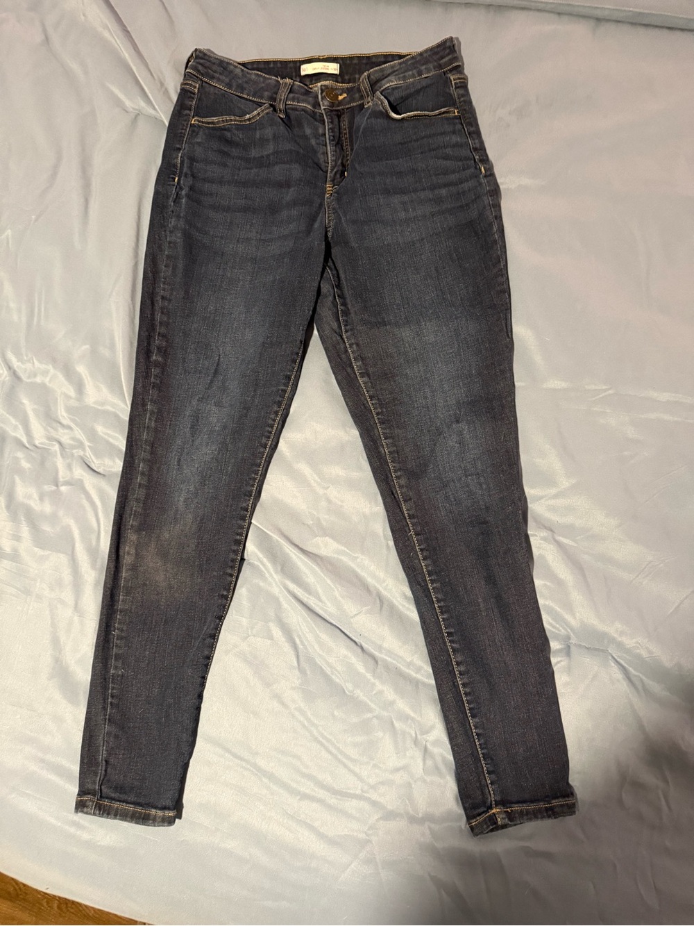 SO Women's Skinny Jeans in Dark Blue
